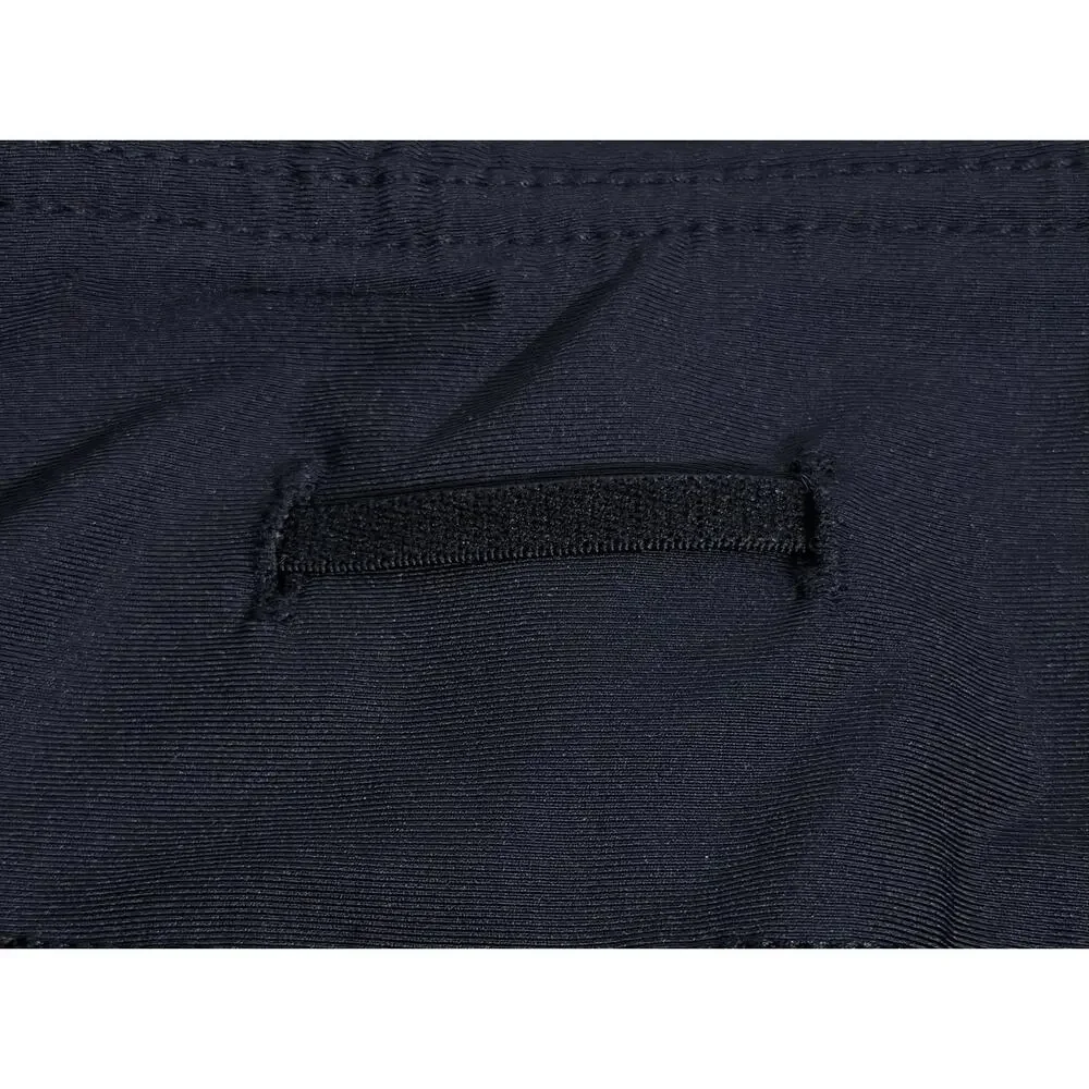 Title Nine Anti-Run-7" Womens Shorts XS Black Pockets Elastic Waist Drawstring - Picture 10 of 13